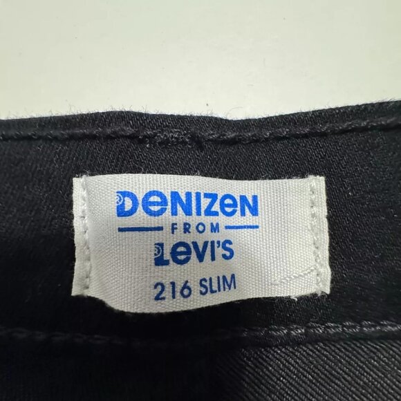 Men's Jean Pants Black Denizen Levi's 216 Slim Fit Super Flex Jeans - Picture 8 of 11